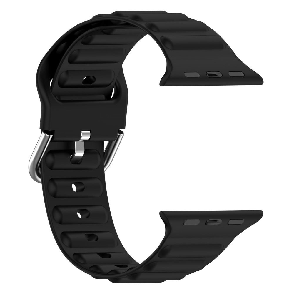 Apple Watch 42mm Resistant Siliconen bandje zwart
