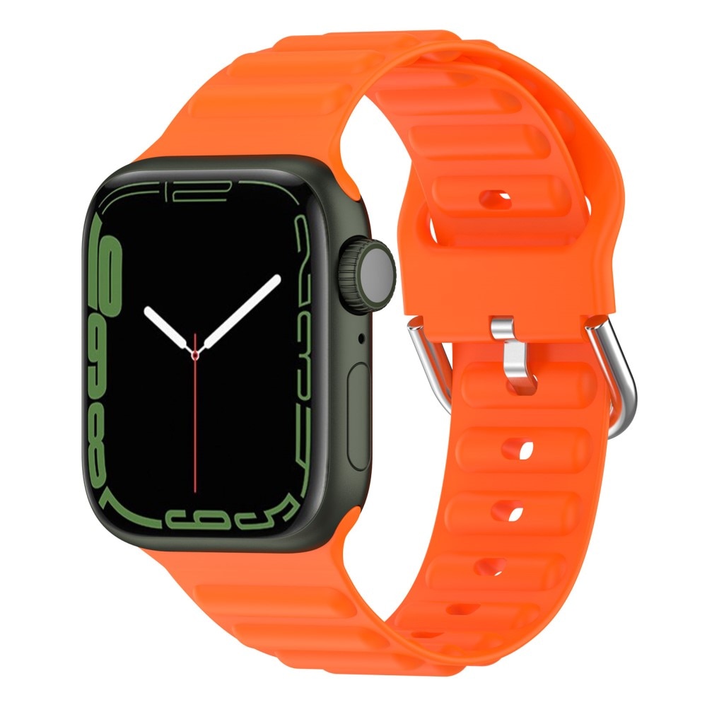 Apple Watch 42/44/45mm Resistant Siliconen bandje Oranje