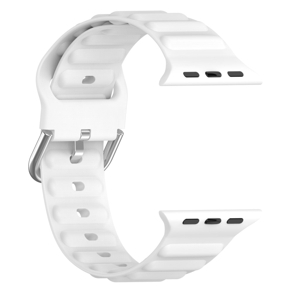 Apple Watch Ultra 49mm Resistant Siliconen bandje Wit