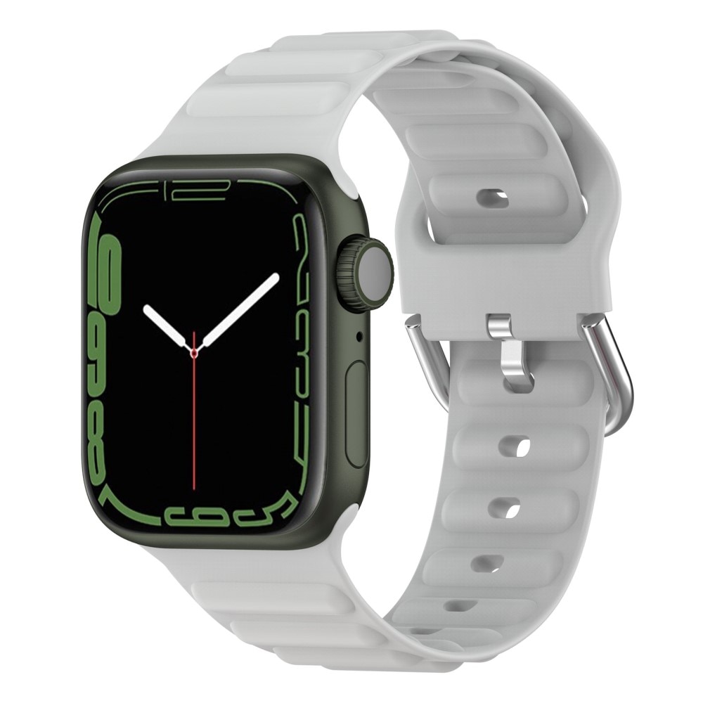 Apple Watch Ultra 49mm Resistant Siliconen bandje Grijs