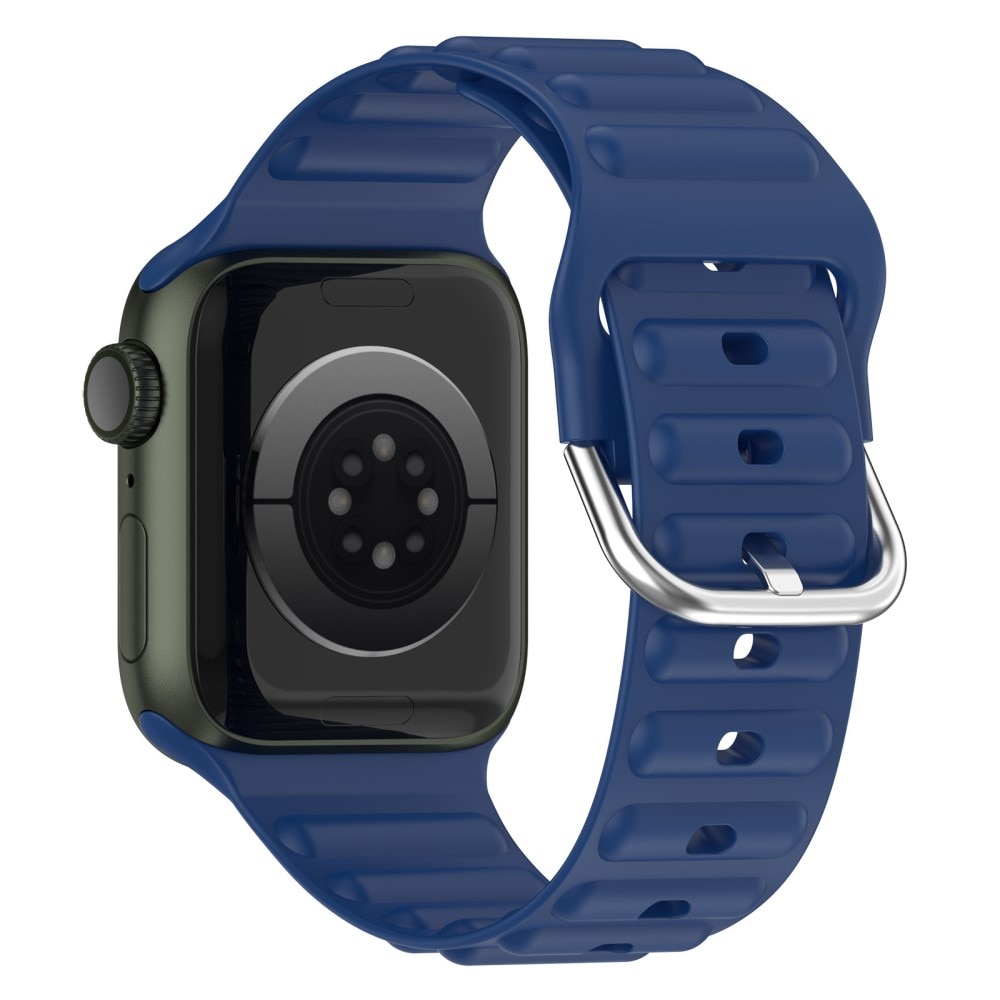 Apple Watch 42mm Resistant Siliconen bandje blauw