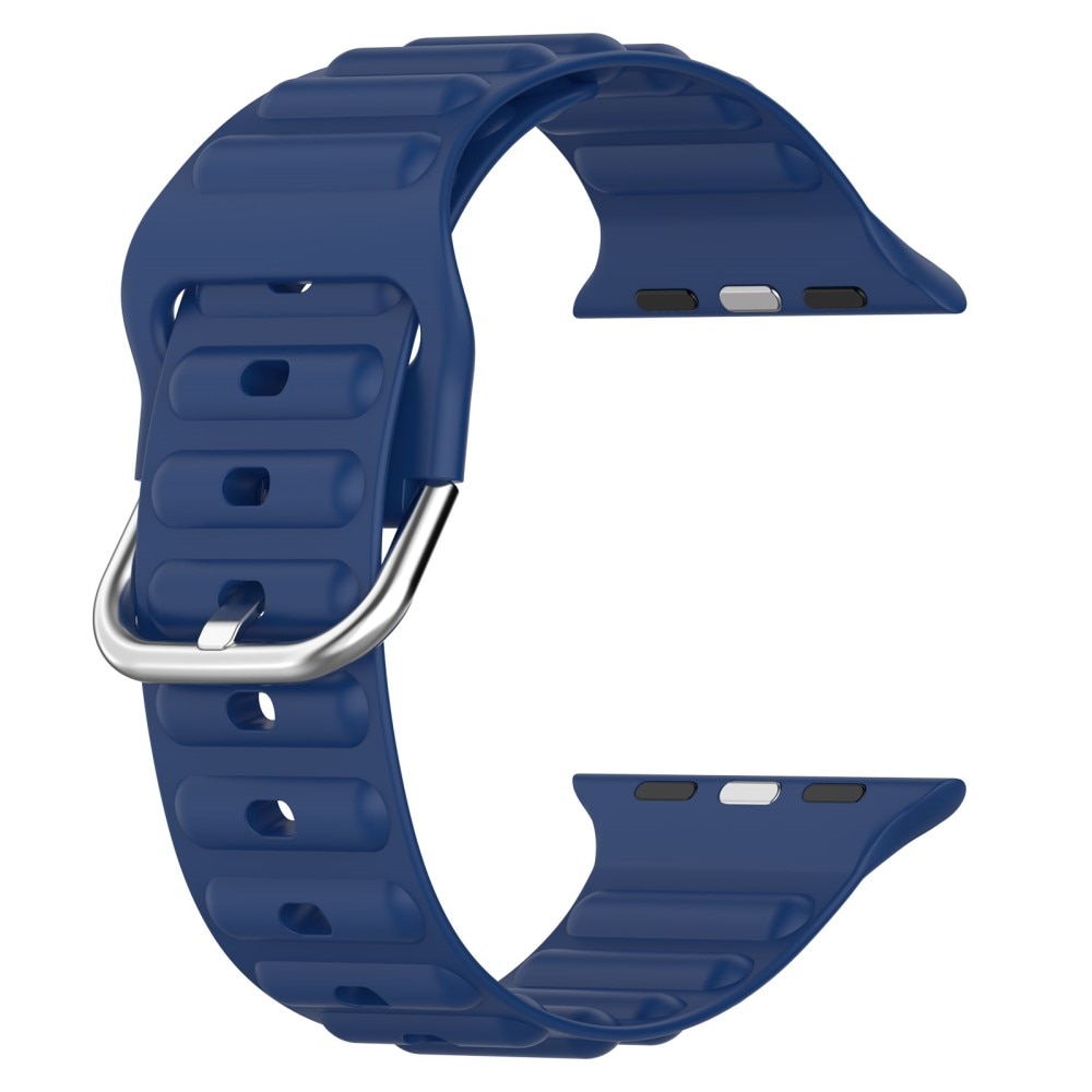 Apple Watch 42mm Resistant Siliconen bandje blauw