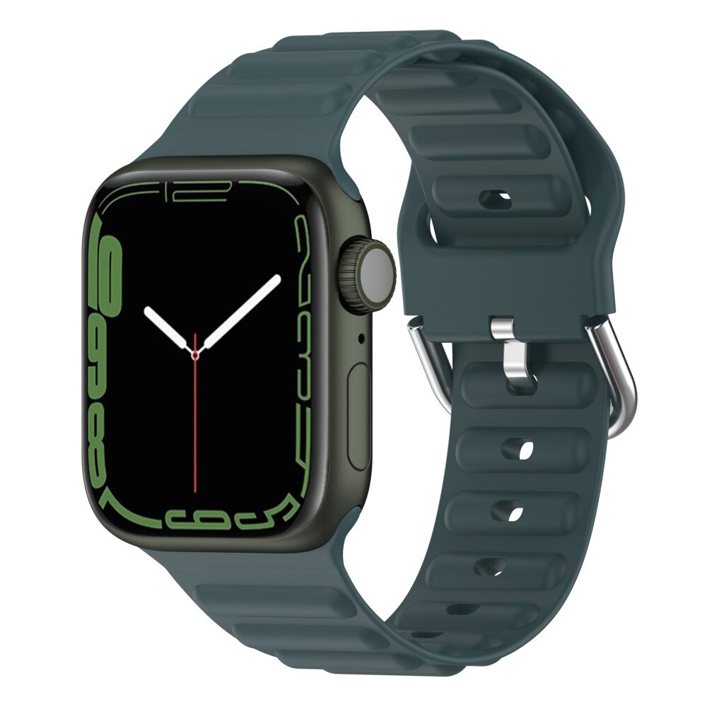 Apple Watch 40mm Resistant Siliconen bandje donkergroen