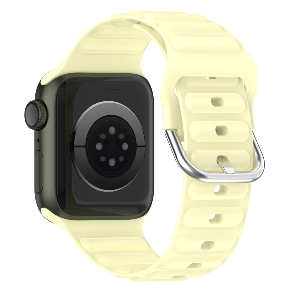 Apple Watch 38mm Resistant Siliconen bandje geel