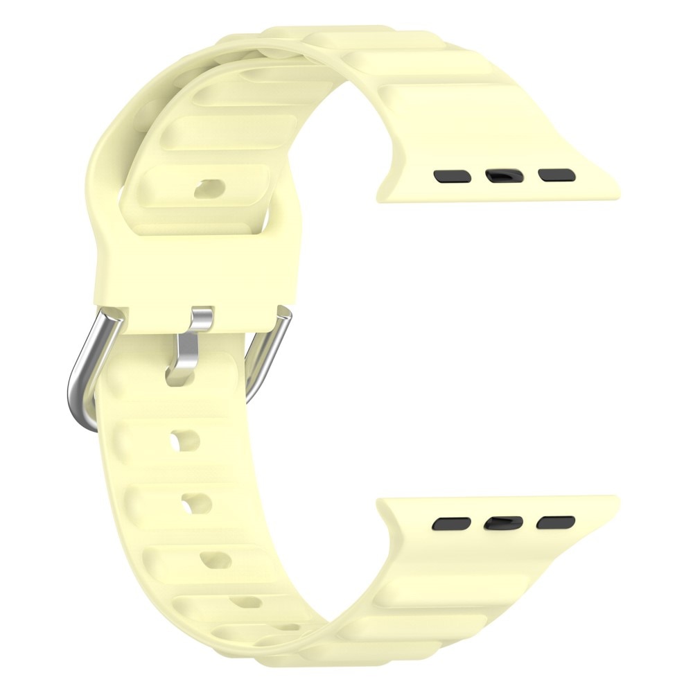 Apple Watch 38mm Resistant Siliconen bandje geel