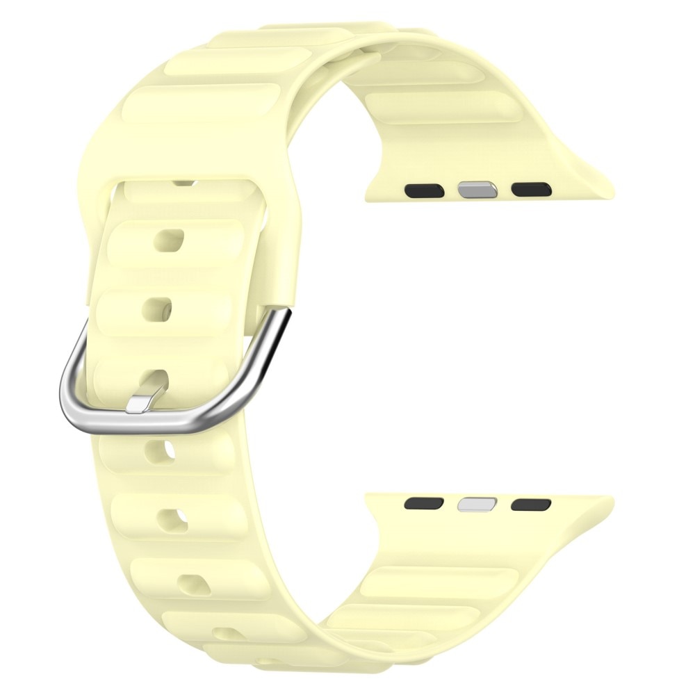 Apple Watch 38mm Resistant Siliconen bandje geel