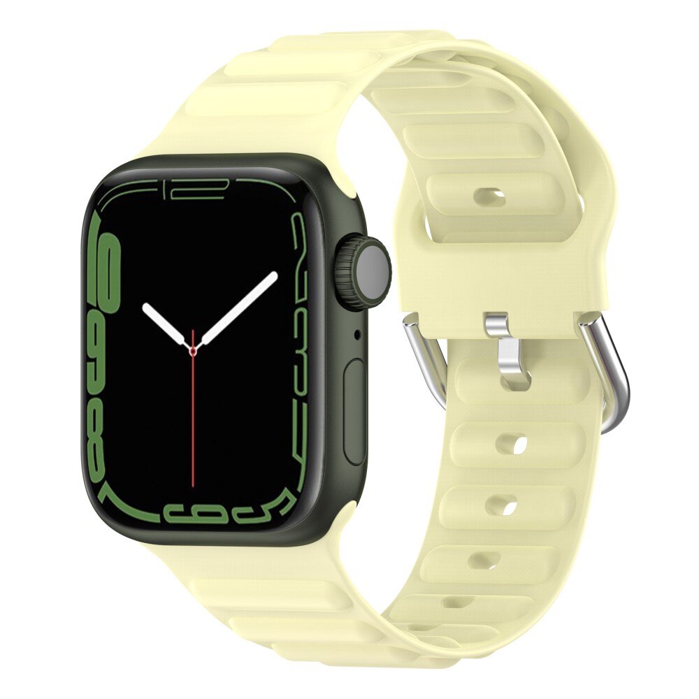 Apple Watch 38mm Resistant Siliconen bandje geel