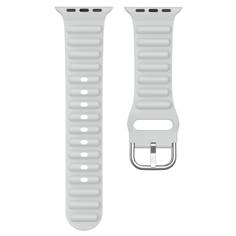 Apple Watch 38mm Resistant Siliconen bandje grijs
