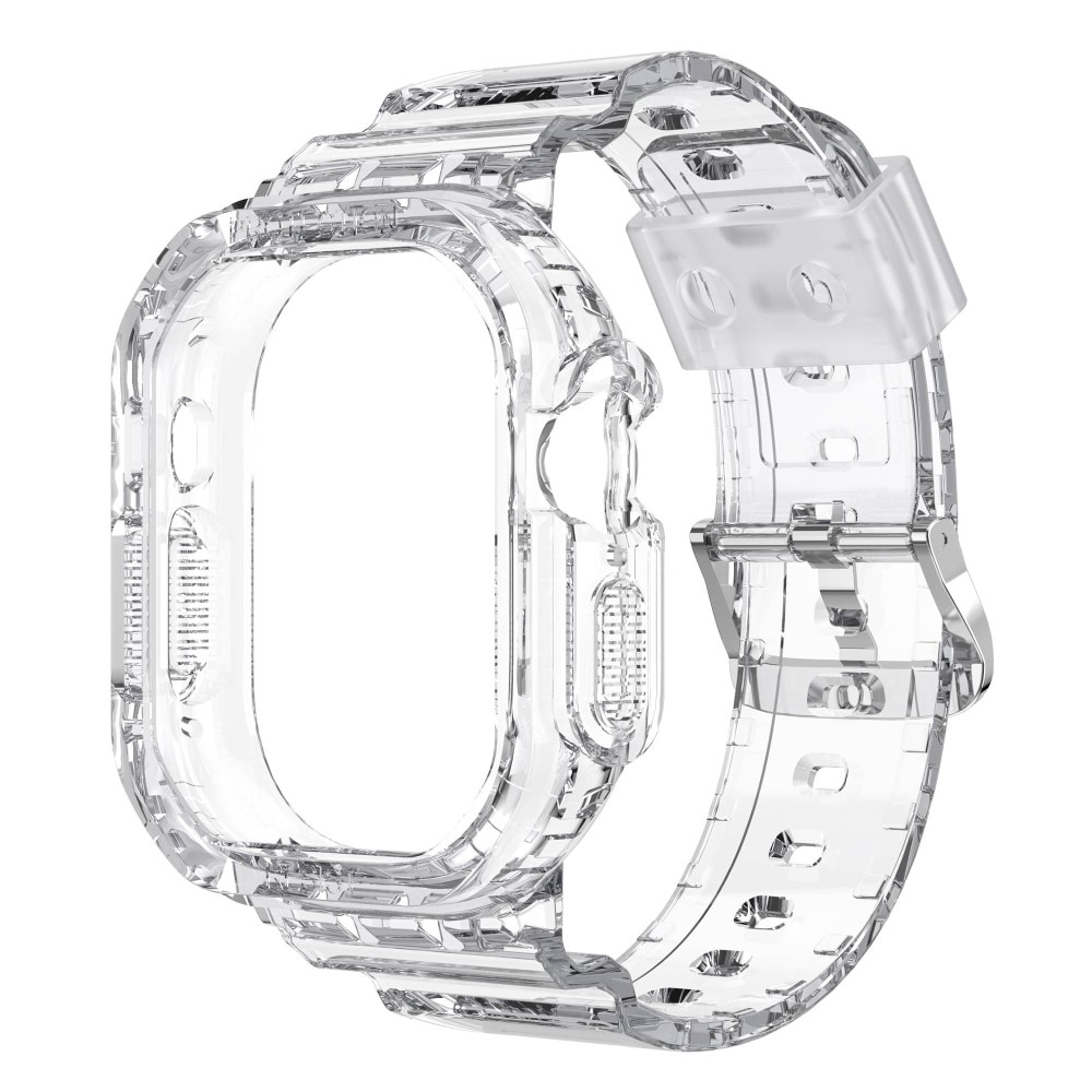 Apple Watch Ultra 2 49mm Crystal Case + Armband transparant