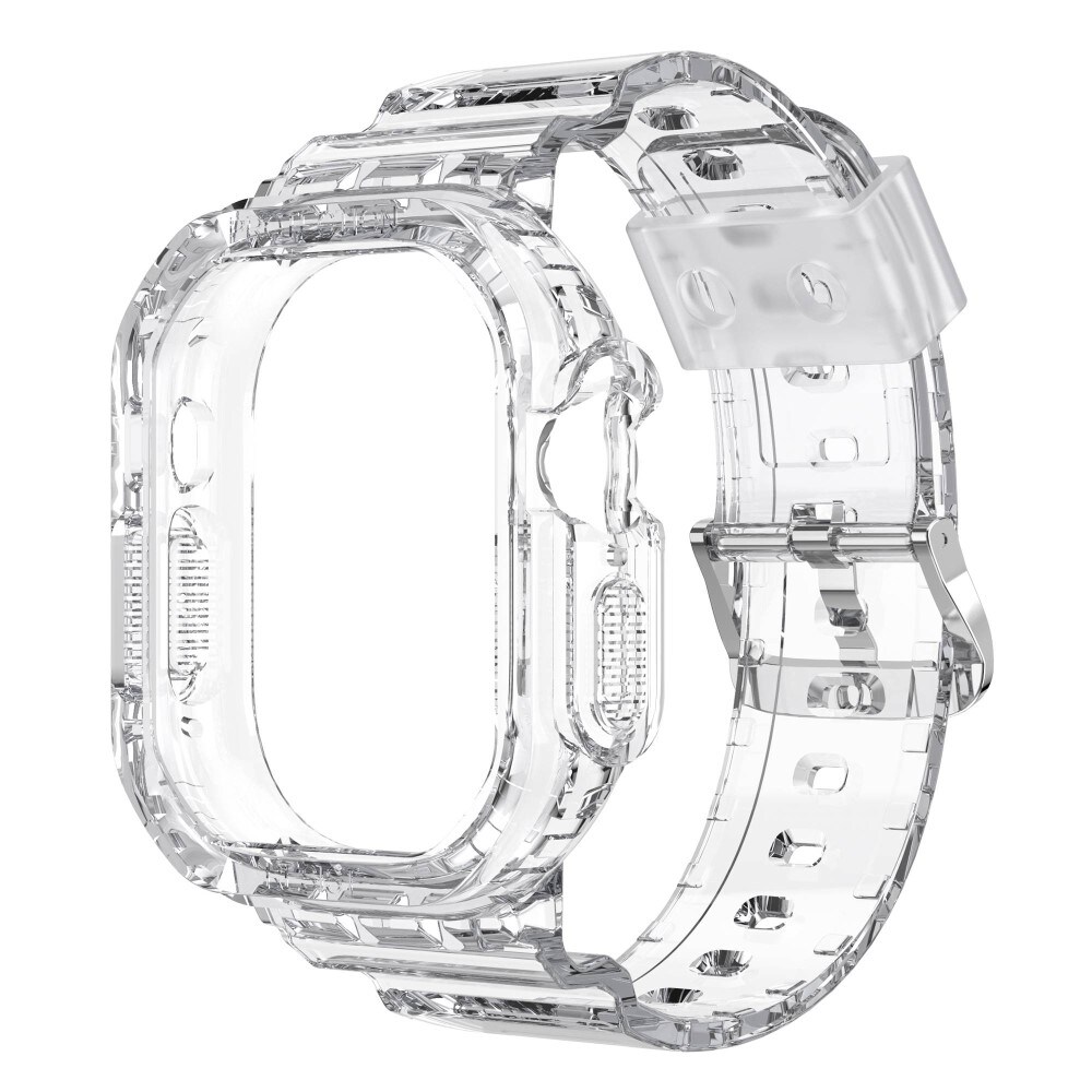 Apple Watch Ultra 2 49mm Crystal Case + Armband transparant