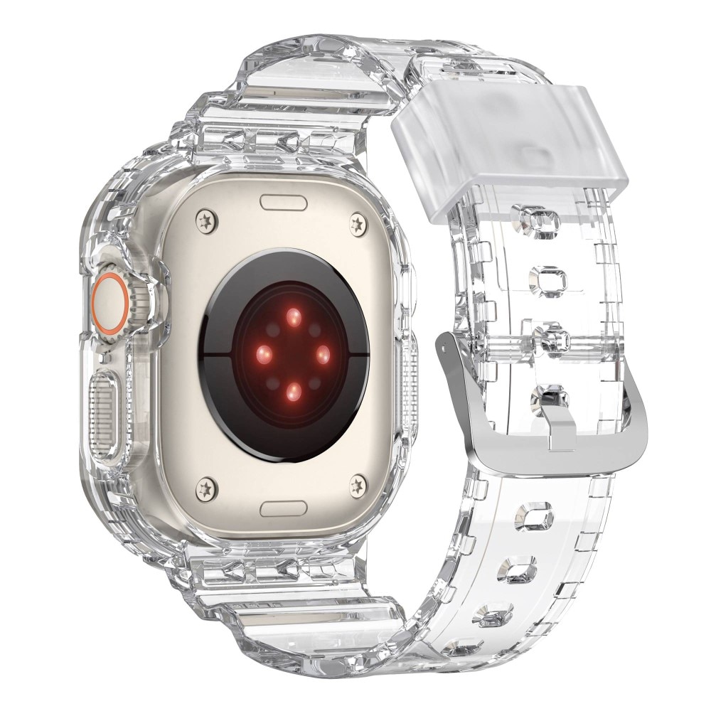 Apple Watch Ultra 49mm Crystal Case+Armband transparant