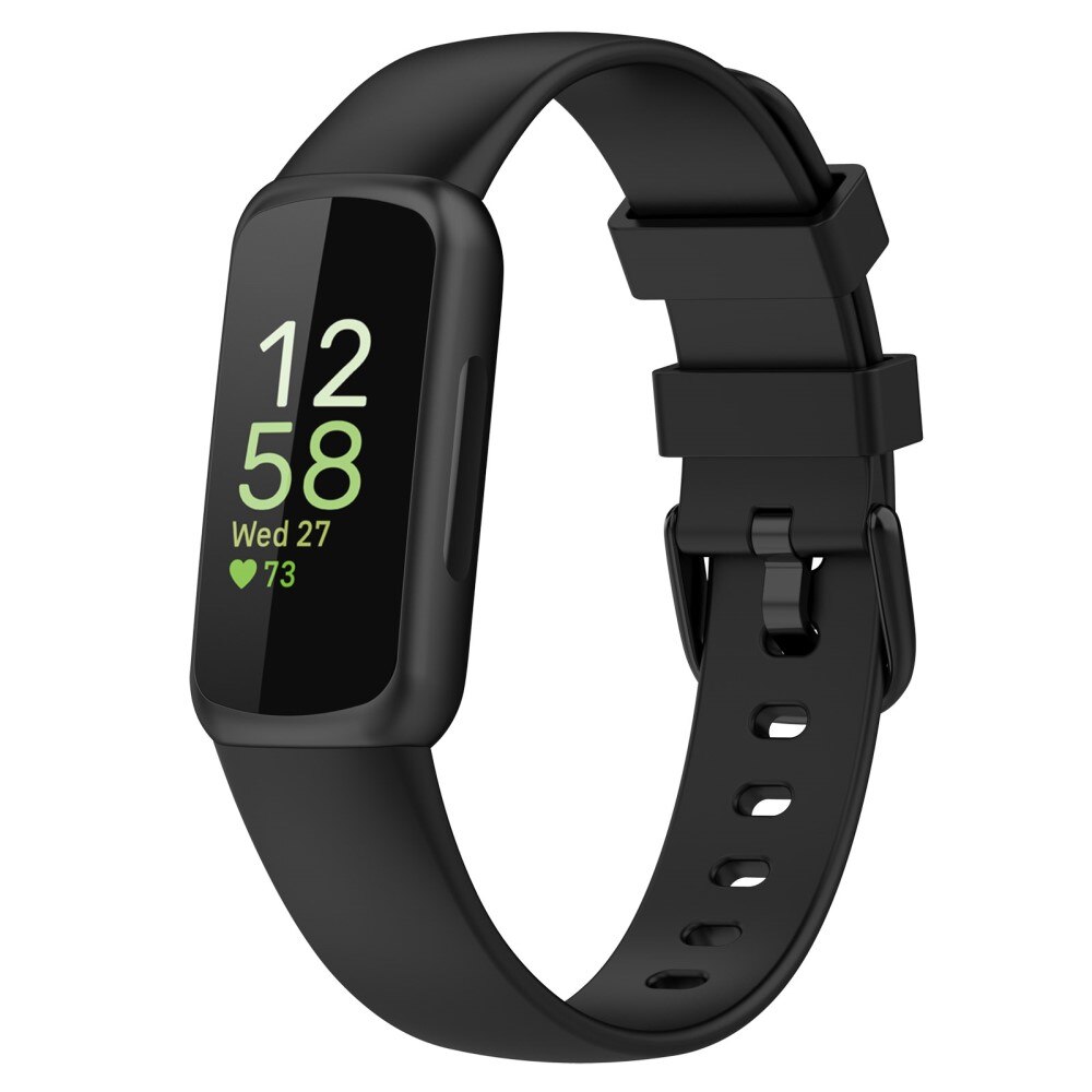 Fitbit Inspire 3 Siliconen bandje Zwart (Large)