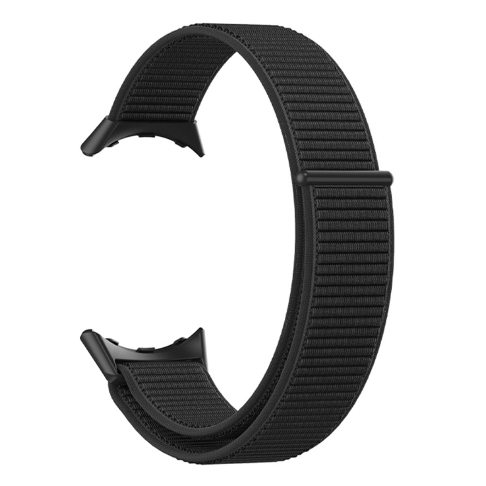 Google Pixel Watch 4 45mm Nylon bandje Zwart