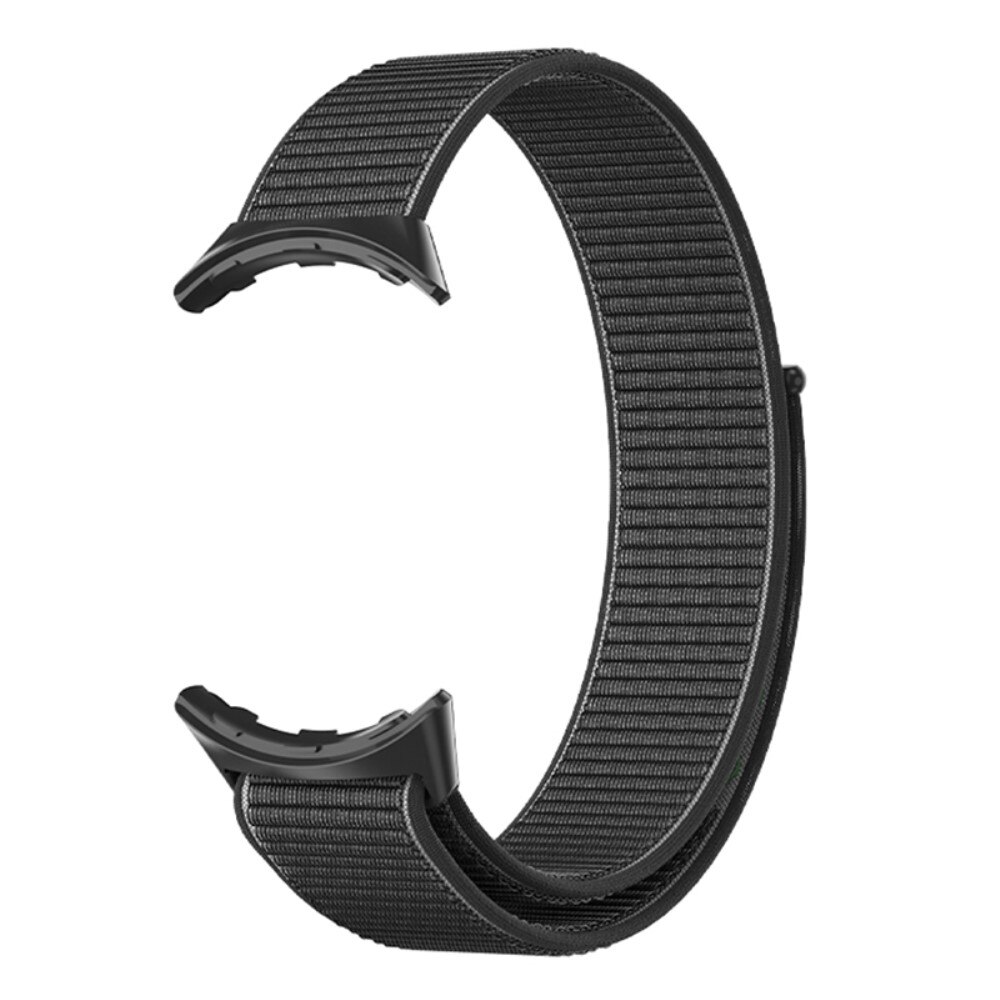 Google Pixel Watch 4 45mm Nylon bandje Zwart