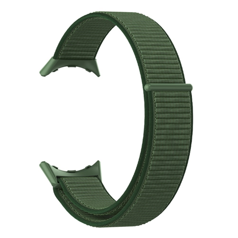 Google Pixel Watch 4 45mm Nylon bandje Groen