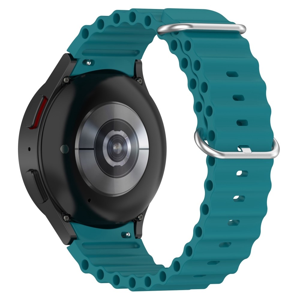 Samsung Galaxy Watch 4 40/42/44/46mm Full Fit Resistant Siliconen bandje, groen