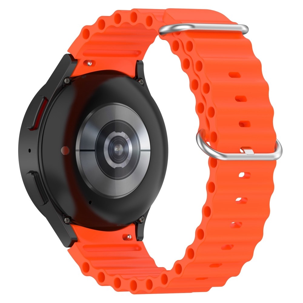 Samsung Galaxy Watch 5 Pro 45mm Full Fit Resistant Siliconen bandje oranje