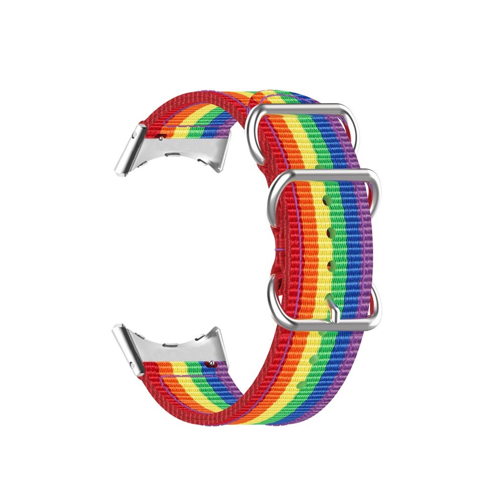 Google Pixel Watch Natobandje regenboog