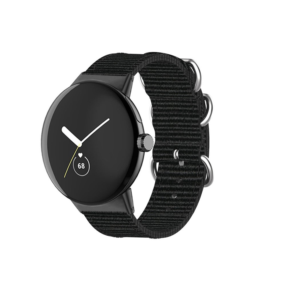 Google Pixel Watch 2 Natobandje zwart