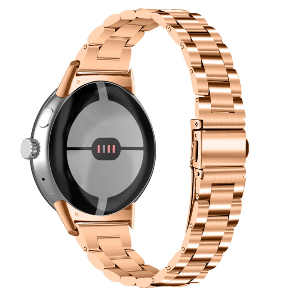 Google Pixel Watch 3 41mm Slim Metalen Armband rosé goud
