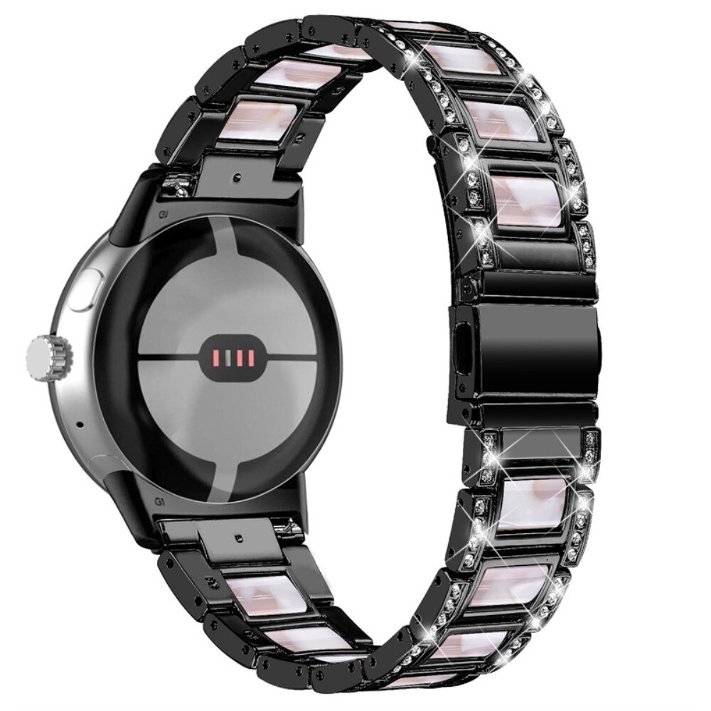 Google Pixel Watch Diamond Bracelet Black Pearl