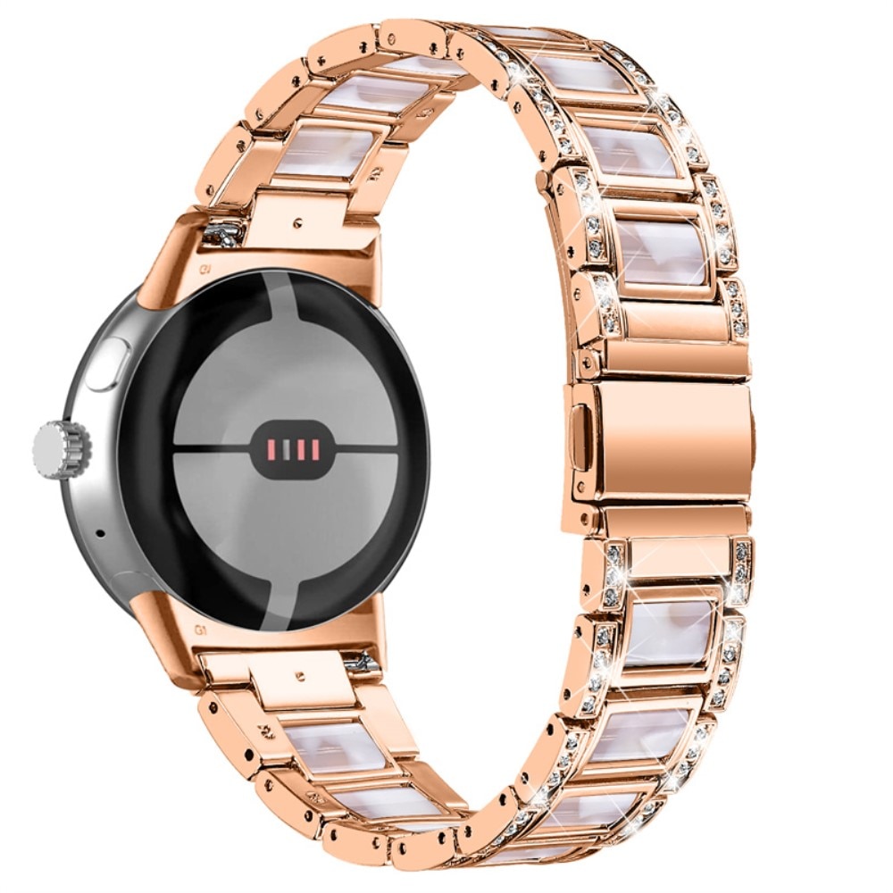 Google Pixel Watch Diamond Bracelet Roze parel