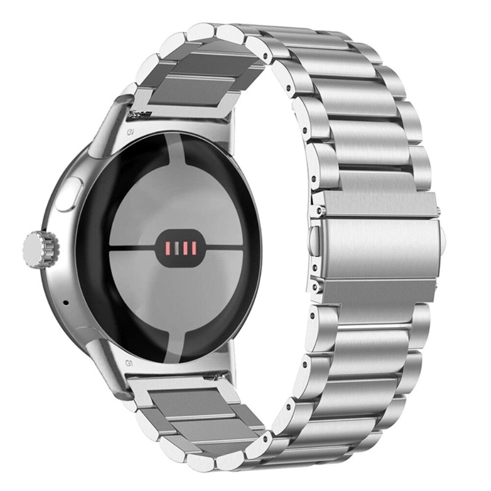 Google Pixel Watch Metalen Armband Zilver