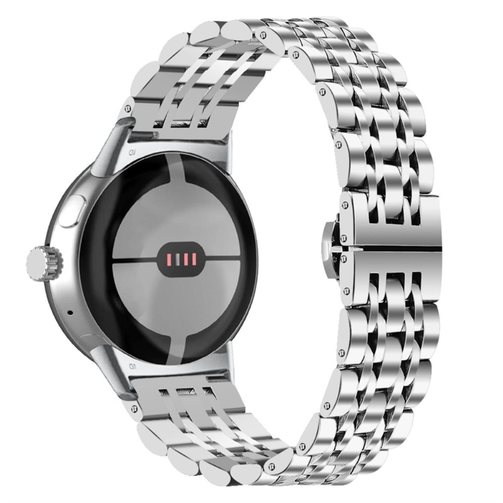 Google Pixel Watch Business Metalen Armband zilver