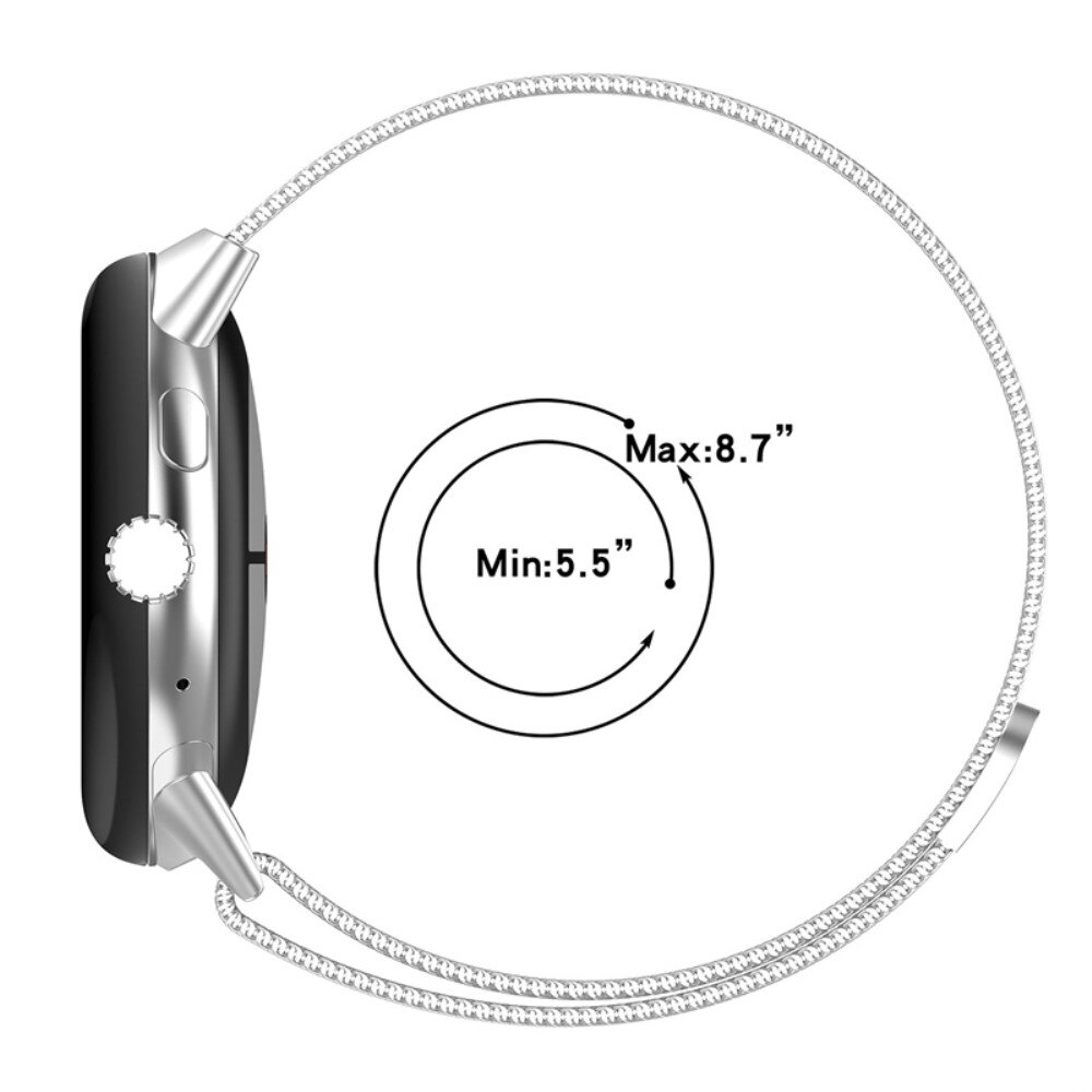 Google Pixel Watch 3 41mm Milanese bandje Veelkleurig/patroon