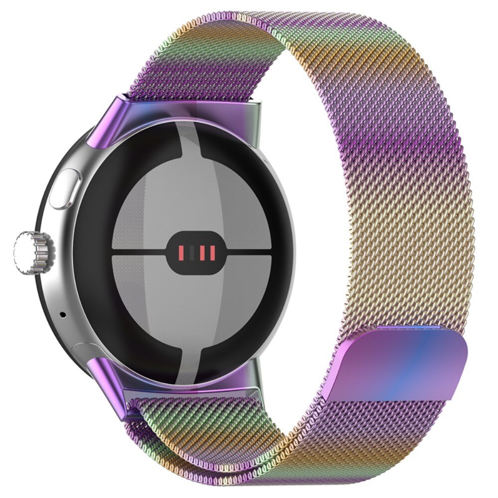 Google Pixel Watch 3 41mm Milanese bandje Veelkleurig/patroon