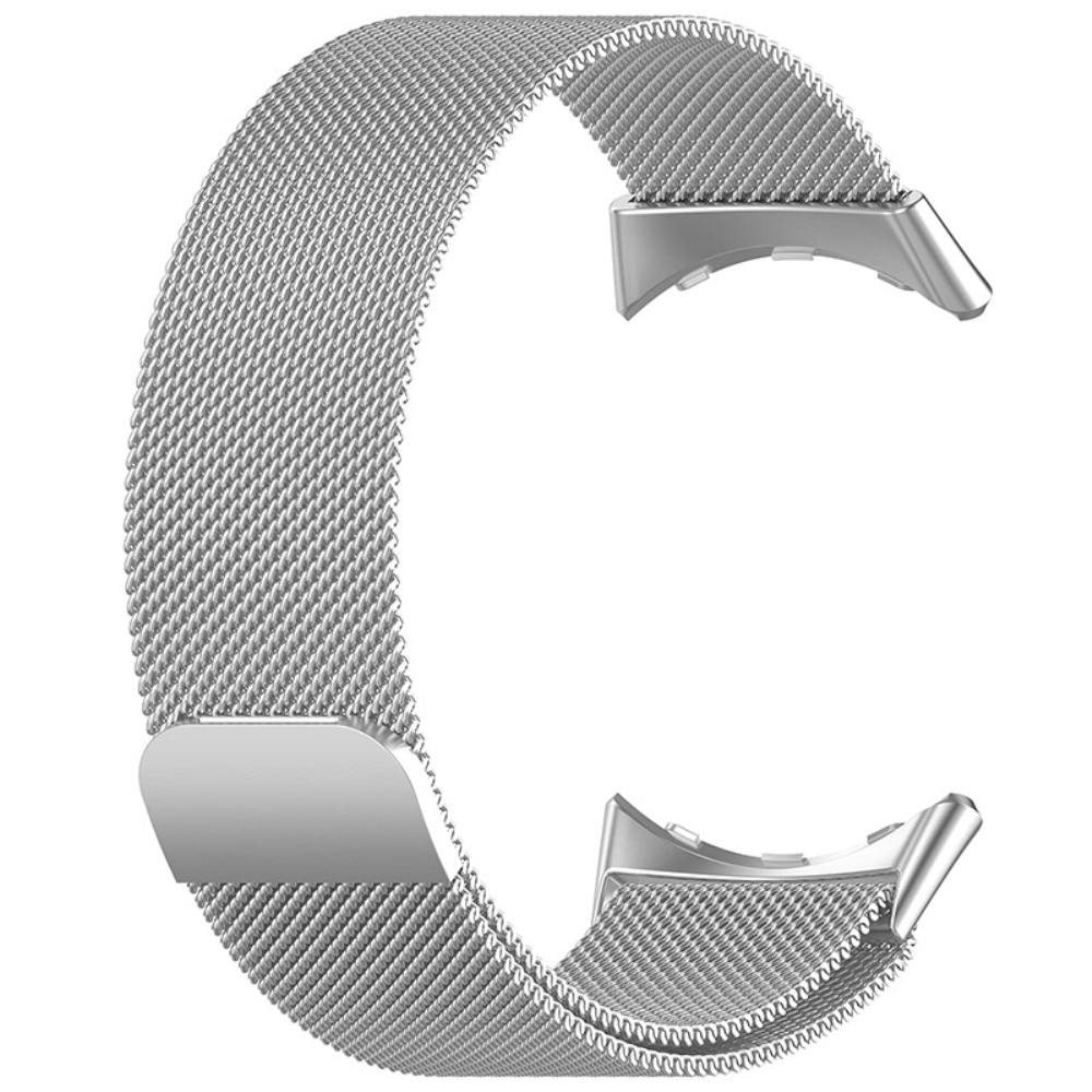 Google Pixel Watch 4 45mm Milanese bandje Zilver
