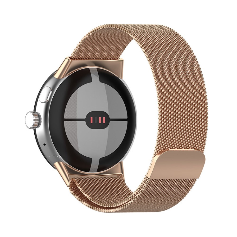 Google Pixel Watch 2 Milanese bandje rosé goud