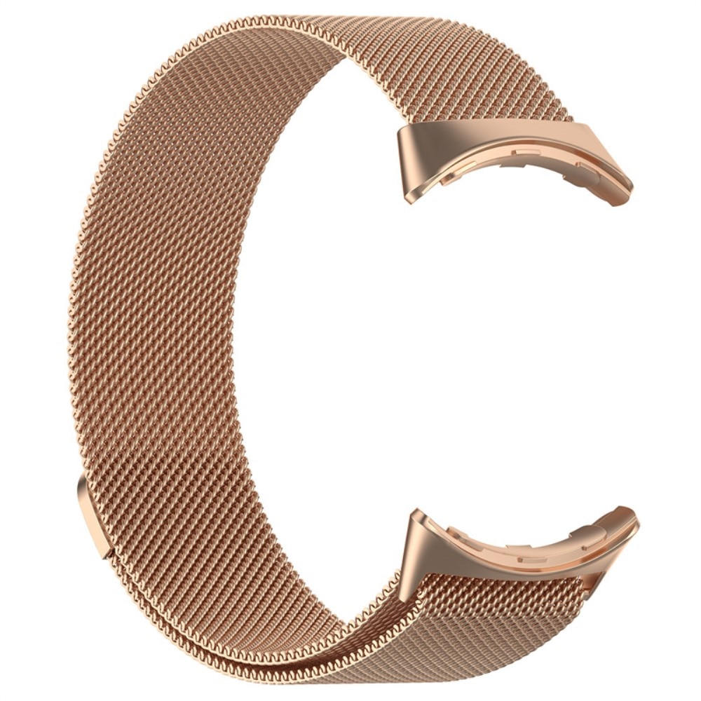 Google Pixel Watch 4 45mm Milanese bandje Rosé goud