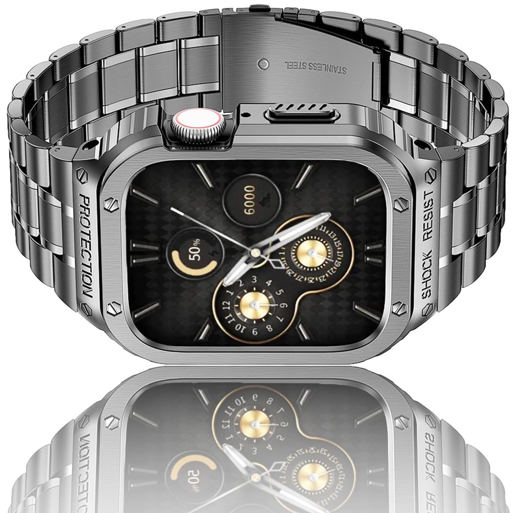 Apple Watch 44mm Full Metal Armband donker grijs