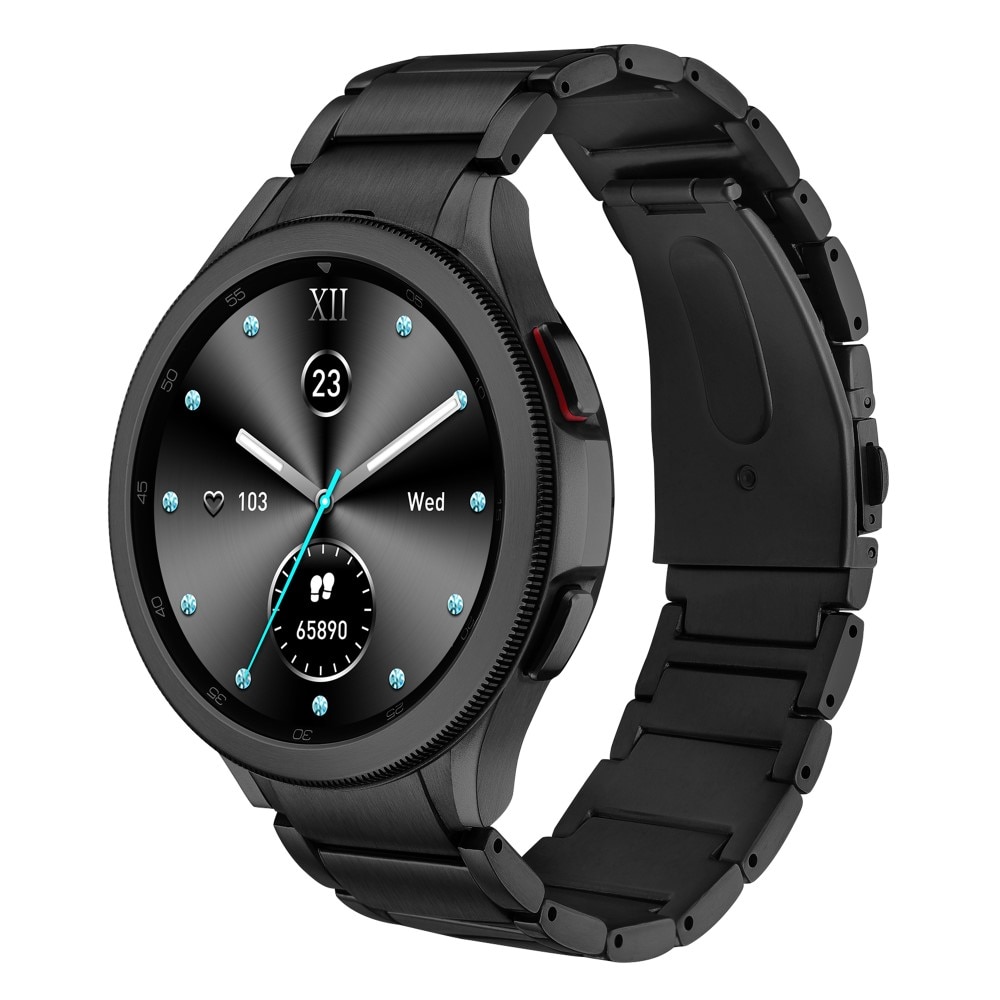 Samsung Galaxy Watch 4 44mm Full Fit Titanium Armband Zwart