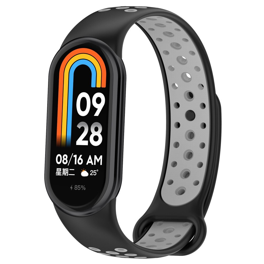 Xiaomi Smart Band 8 Sport Siliconen bandje grijs