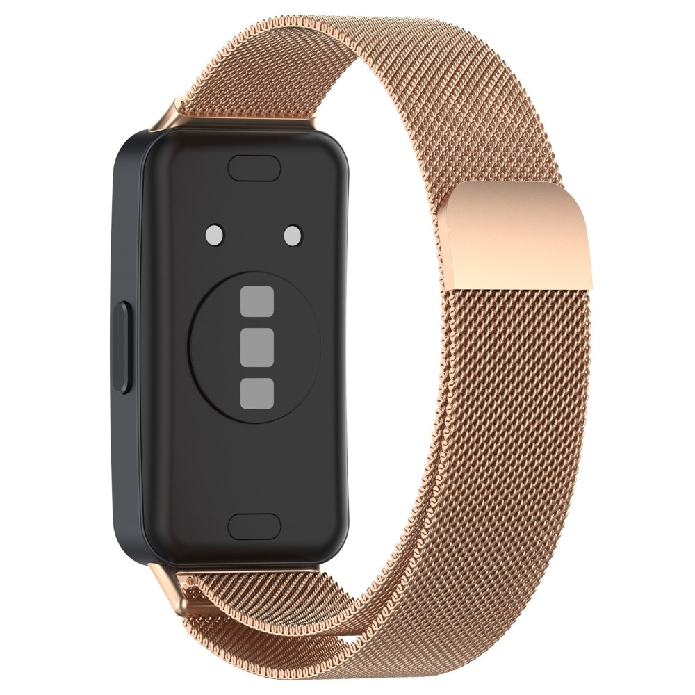 Huawei Band 8 Milanese bandje Rosé Goud