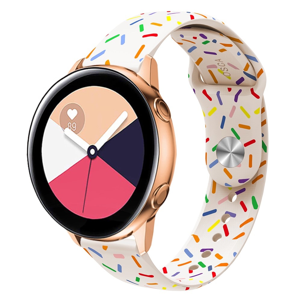 Huawei Watch Buds  Siliconen bandje wit hagelslag