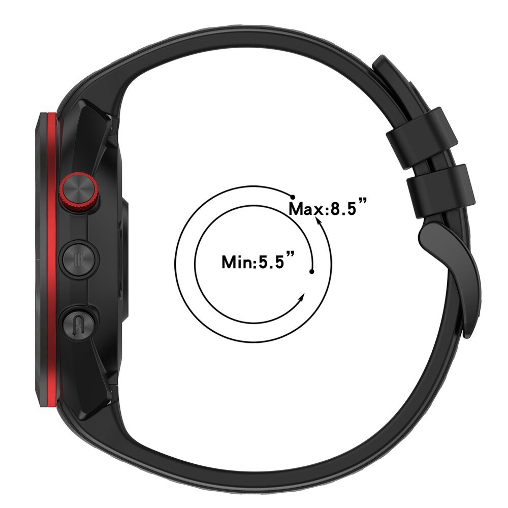 Garmin Approach S70 42mm Siliconen bandje Zwart