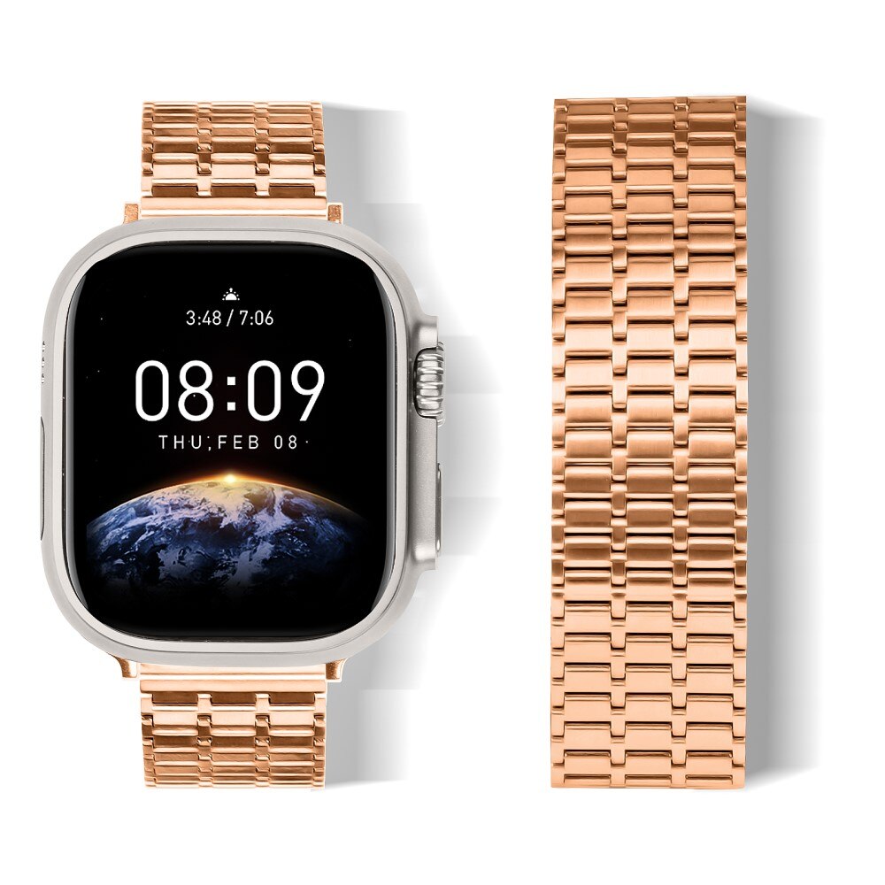 Apple Watch 44mm Business Magnetic Armband rosé goud