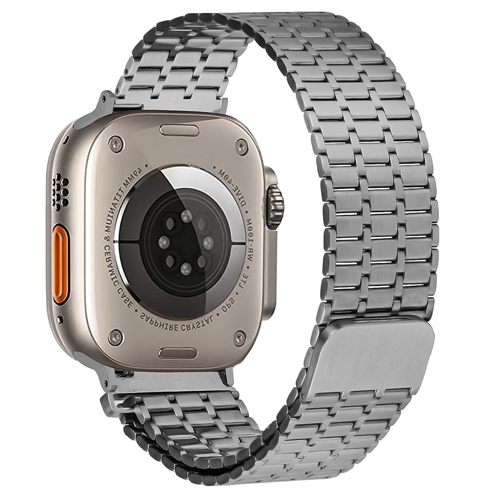 Apple Watch SE 44mm Business Magnetic Armband grijs