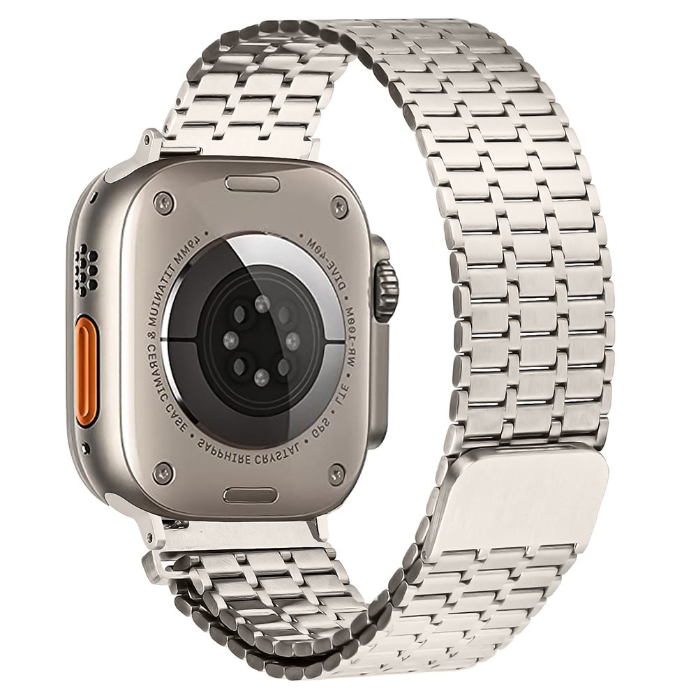 Apple Watch SE 44mm Business Magnetic Armband titanium