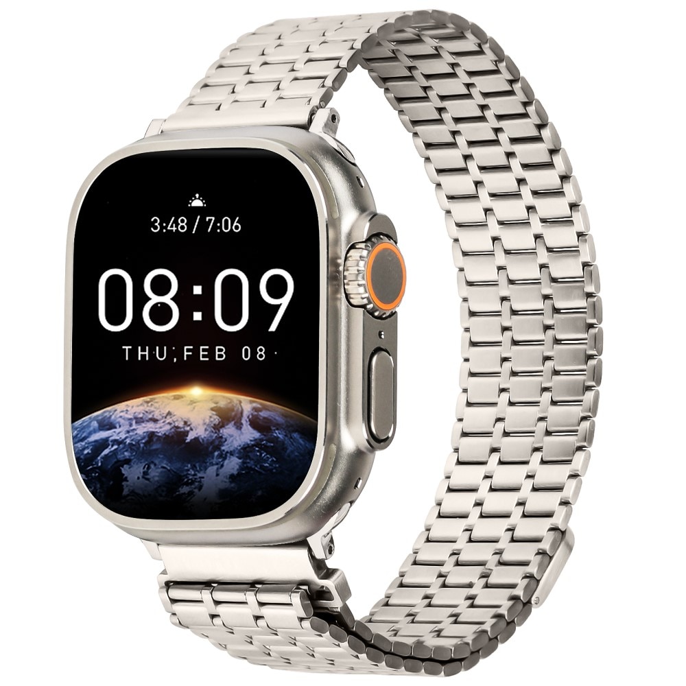 Apple Watch 42/44/45mm Business Magnetic Armband titanium