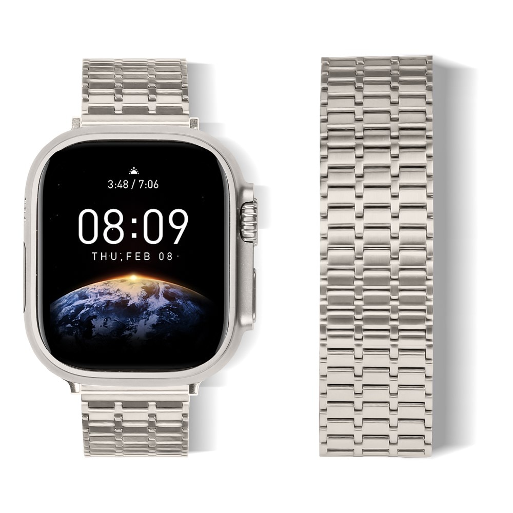 Apple Watch SE 44mm Business Magnetic Armband titanium