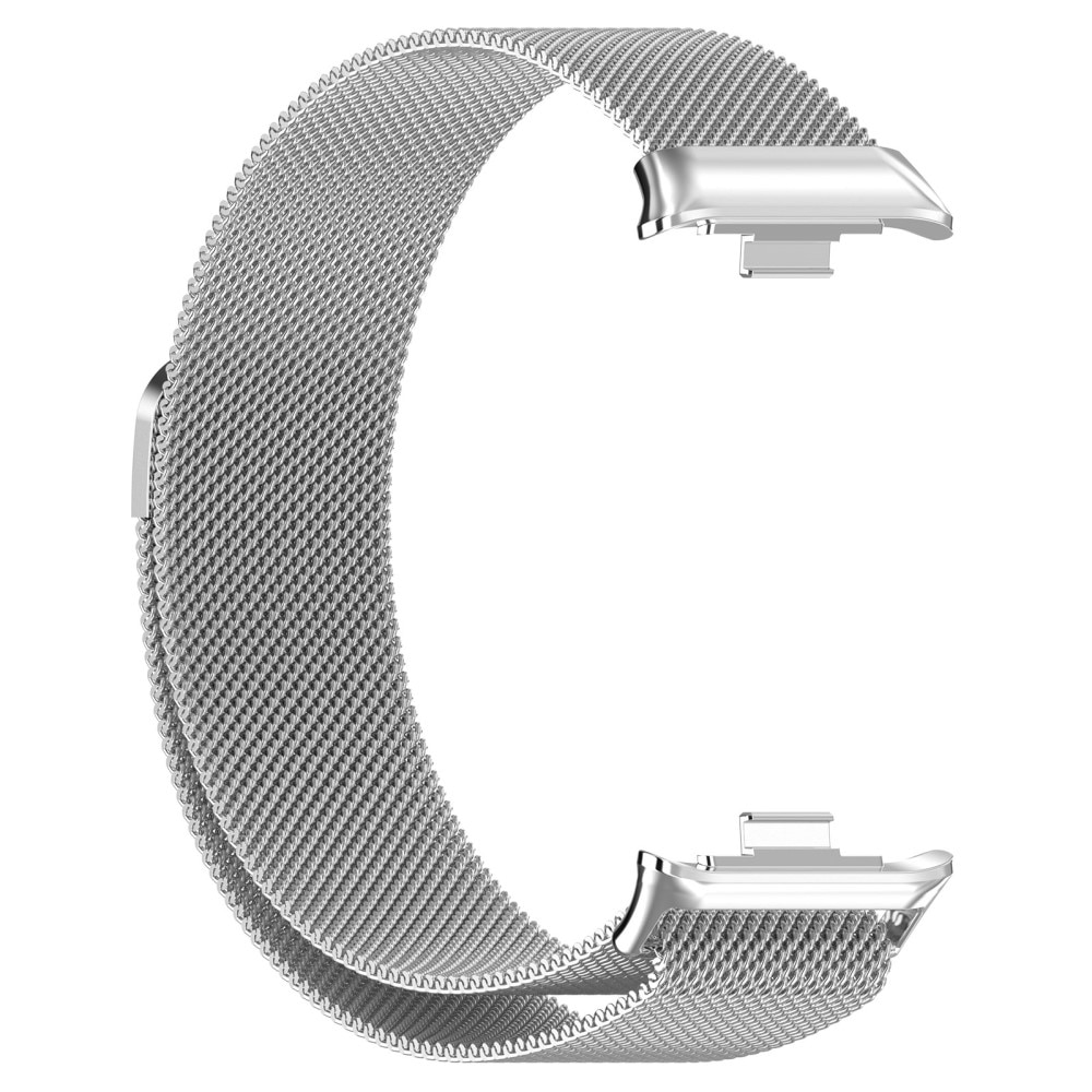 Xiaomi Smart Band 8 Pro Milanese bandje zilver