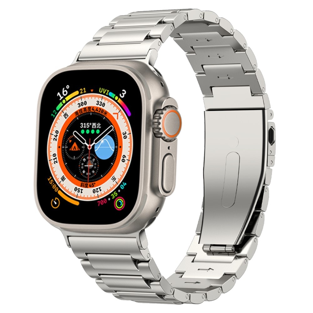 Apple Watch 45mm Series 9 Titanium Armband titan