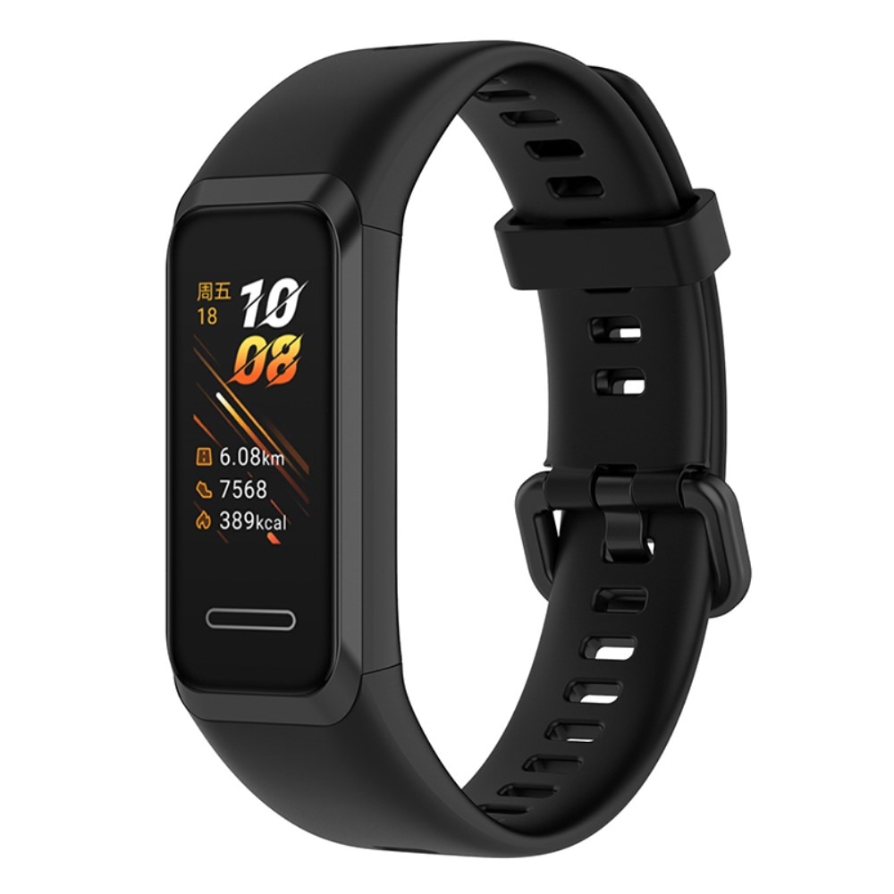 Huawei Band 4 Siliconen bandje zwart