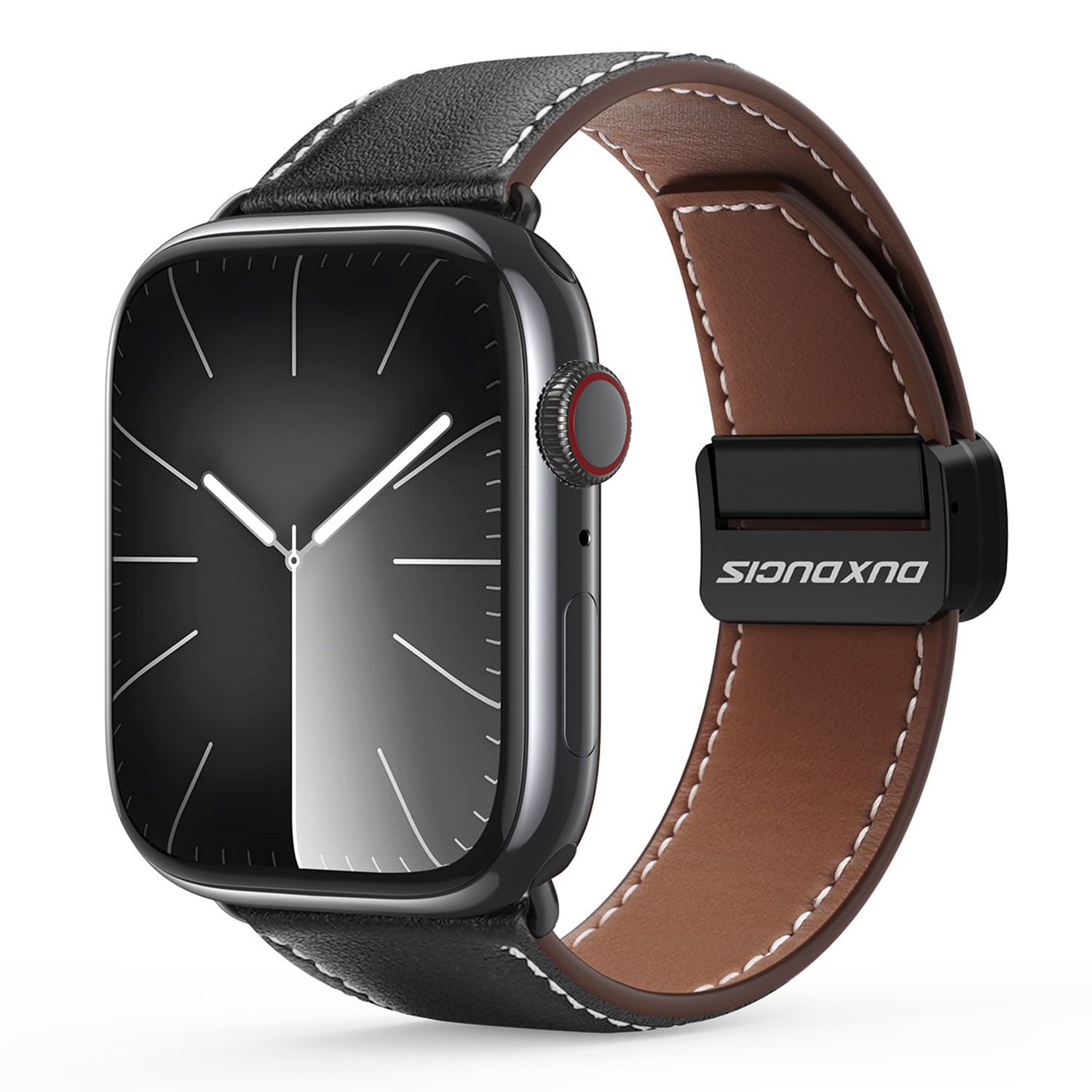 Leren Horlogeband Apple Watch Series 11 46mm Bruin