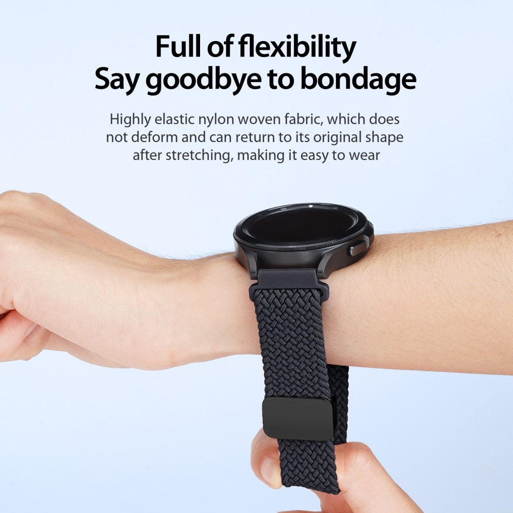 Huawei Watch GT 4 46mm Nylon Woven bandje zwart