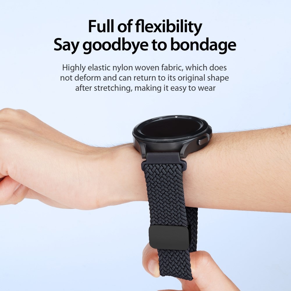 Amazfit Bip 5 Nylon Woven bandje zwart